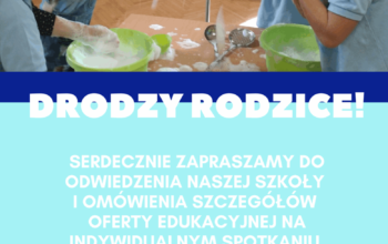 DRODZY RODZICE!